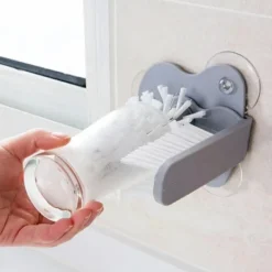 Outlet Tumbler Scrubber Glasrengöringsflaska Borste Diskho Kök Tillbehör 2-i-1 Drickkopp Vinsugkopp Rengöringsborste Gadget