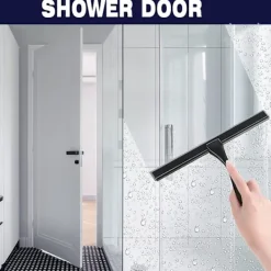 Discount 10-tums matt svart rakhyvel kompatibel med Duschraka[JUN]