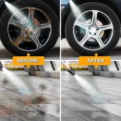 Hot Turbo Munstycke för Högtryckstvätt, Roterande Munstycke och 7 Munstycken, 1/4' Snabbkoppling, 4000 Psi, Jet Kit för Högtryckstvätt, Högtrycksrotator, Svart | Fyndiq