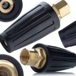 New Rosfix Turbomunstycke Rotationsmunstycke 050 – Keramisk Insats | 276 Bar | Gänga M18X1,5 | Ersättningsdel för Karcher HD HDS