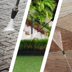 New Rosfix Turbomunstycke Rotationsmunstycke 050 – Keramisk Insats | 276 Bar | Gänga M18X1,5 | Ersättningsdel för Karcher HD HDS