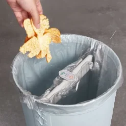 New Tvådelad sopsorteringsklämma - Behållare för vått och torrt avfall - Kökstillbehör - Klämma för sortering av vått och torrt avfall (grå) - 9,1 x 2,9 cm | Fyndiq