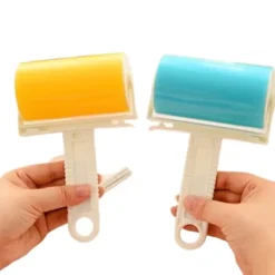 Outlet Tvättbar luddrulle, 4 st klibbiga rullar med tvättbart skydd - Anti-ludd klibbig rulle för hår och tyg