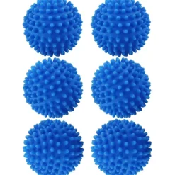 Hot Tvättboll för tvättmaskin, 6 st tvättbollar, torkbollar, torktumlareboll, tvättboll, återanvändbar torkboll torkboll tvättboll