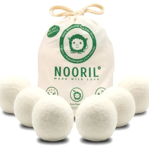 Online Tvättbollar i ull för mjukare tyg 6pcs