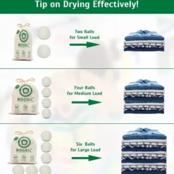 Online Tvättbollar i ull för mjukare tyg 6pcs