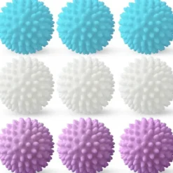 Outlet Tvättbollar 9-pack torkbollar för tvättmaskin Tvättbollar