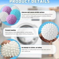 Outlet Tvättbollar 9-pack torkbollar för tvättmaskin Tvättbollar