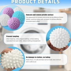 Hot Tvättbollar 9-pack torkbollar för tvättmaskin Tvättbollar