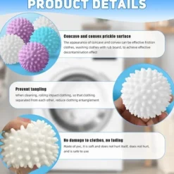 Discount Tvättbollar 9-pack torkbollar för tvättmaskin Tvättbollar