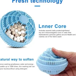 Sale Tvättbollar, återanvändbara miljövänliga tvättbollar, naturliga