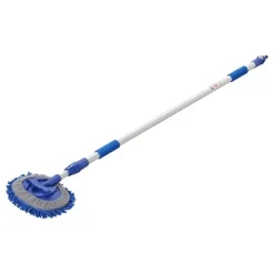 Hot Northix Tvättborste chenille mikrofiber teleskopskaft 2,5 m blå