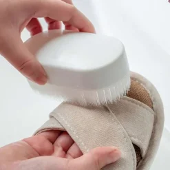 Online Tvättborste, Multifunktionell Mjuk Borst Hushåll Avtagbar Vit Plast Handhållen Rengöringsborste