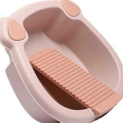 Online Tvättbräda Bassäng: Tvättbalja Tvättbassäng Hink för Hem Sovsal Handtvätt Kläder och Små Ömtåliga Artiklar Rosa Pink