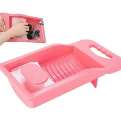 Clearance Tvättbräda Generisk Plast Tvättbräda Halkfri Rengöringsbräda Integrerad Tvättbräda Liten Lat Tvättbräda