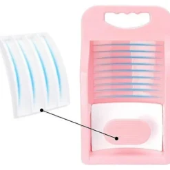 Clearance Tvättbräda Generisk Plast Tvättbräda Halkfri Rengöringsbräda Integrerad Tvättbräda Liten Lat Tvättbräda