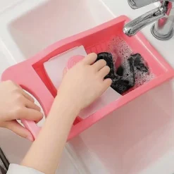 Clearance Tvättbräda Generisk Plast Tvättbräda Halkfri Rengöringsbräda Integrerad Tvättbräda Liten Lat Tvättbräda
