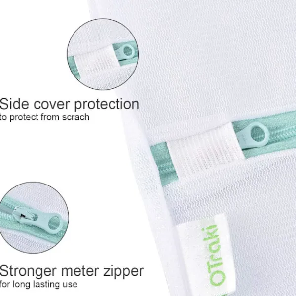 Sale EURL Tvättkassar 60x80cm Set med 2 Mesh Tvättkassar Stor Storlek