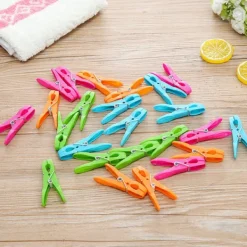 Online Tvättklämmor, 48 plastklämmor, klämmor med starkt grepp