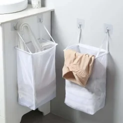 Sale Tvättkorg Hängande Punchfri Hemvägg Förvaring Tvätt