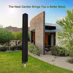 Discount Tvättlina Skydd För Torkvinda, Svart 165cm Vattentätt Skydd Med Dragkedja Och Dragsko För Trädgård Torkvinda, Vattentät O