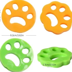 Online Tvättmaskin Anti Hårboll, Husdjurshår Tvättboll, Husdjurshårborttagare, för Rengöring av Husdjurshår, Hår, 4 Stycken