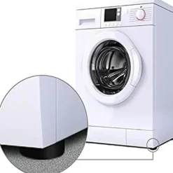 Discount Tvättmaskin Anti-Vibrationskuddar, Svart, 4-pack