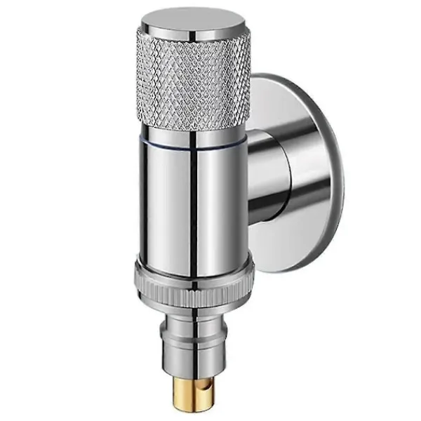 Clearance Tvättmaskin Automatisk Vattenstoppventil Massiv Mässing Enkel Kall Väggmonterad Kallvattenutlopp B