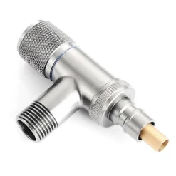 Clearance Tvättmaskin Automatisk Vattenstoppventil Massiv Mässing Enkel Kall Väggmonterad Kallvattenutlopp B