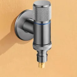 Clearance Tvättmaskin Automatisk Vattenstoppventil Massiv Mässing Enkel Kall Väggmonterad Kallvattenutlopp B