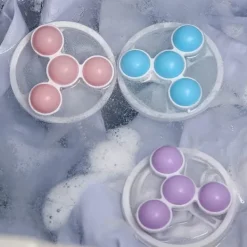 New Tvättmaskin Hår Ludd Fångare, Flytande Husdjur Päls Tvätt Fångare Återanvändbar Tvättmaskin Filtrering Boll