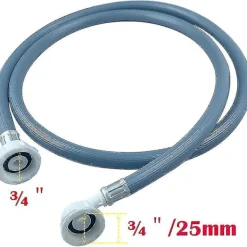 Discount Tvättmaskin inloppsslang, diskmaskin slangförlängning, 3/4 tum kil, universell inloppsslang 3m