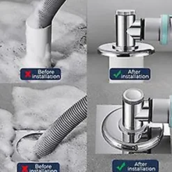 Outlet Tvättmaskin Kontrollera Golv Trefaldig Tvättmaskin Avloppsrör Golv Gemensam Användning Rör Deodorant Lock Överflöd Specialskarv GAO242288