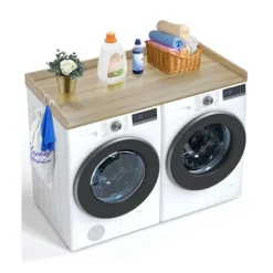 Sale DUOKU Tvättmaskin- och torktumlarnivå, , 54 x 27 tum, Vattenbeständig med Antiskidkuddar, för Tvättorganisation