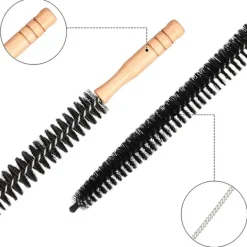 Discount Tvättmaskin Rengöringsborste Trumma Borste Springa Borste Rengöringsverktyg Tvättmaskin Borste Styv Borst Rengöringsverktyg FAN0386（Svart）