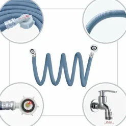 Clearance Tvättmaskin Tillförselsslang, Diskmaskin Slangförlängning, 3/4 Tums Hörn Diskmaskin Vatteninloppsslang, Universell Inloppsslang Lämplig för Tvättmaskin | Fyndiq