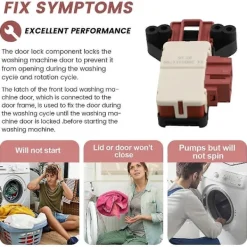 Discount Tvättmaskinsdörrlås Zv-446 Tvättmaskinsdörrlåsbrytare Kompatibel med T42805311700 Ersättningsdelar-Perfet