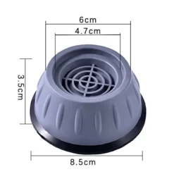 New Tvättmaskinsfötter, 4 stycken tvättmaskinsfötter med gummikudde, antivibrations tvättmaskinsfötter för tvättmaskiner och torktumlare, antivibrerande | Fyndiq