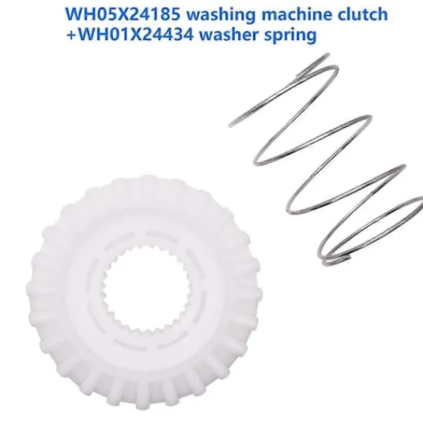 Sale Tvättmaskinskoppling WH05X24185 & Kopplingsfjäder WH01X24434, Koppling för Klädtvättmaskin Re