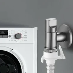 Clearance Tvättmaskinskran i helkoppar, läckagesäker tvättmaskin, helautomatisk vinkelventil, specialkran för hemmet.