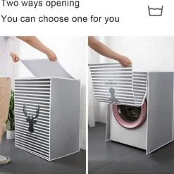 New Tvättmaskinskydd Dammtätt Solskydd