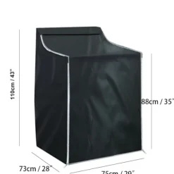 Outlet Tvättmaskinskydd för de flesta toppmatade tvättmaskiner/torktumlare