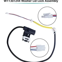 Outlet Tvättmaskinslock Lås Strömbrytare Passar För W11307244/w10682535 Ap6832601