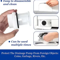 Tvättmaskinsreservdelar, Bosch luddfilter 00647920/00605010/00602008 och Siemens luddfilter