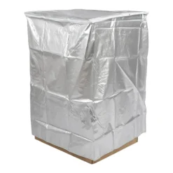 Outlet Tvättmaskinsskydd Vatten Dammskydd Solskydd Dragkedja Oxfordtyg Håll Din Tvättmaskin Ren Tvättmaskinskydd för Hem Kök Silvergrå M