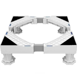 Outlet Tvättmaskinsställ, Tvättmaskin Torktumlare Kylskåp, justerbar längd, last 300 kg Anti Vib