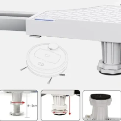 Online Tvättmaskinsställ, Tvättmaskin & Torktumlare & Kylskåp, Justerbar Längd, Belastning 300 kg Anti-Vibration