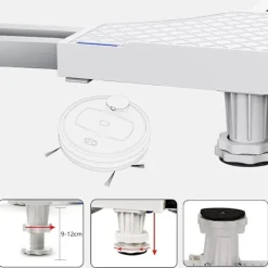 Sale Tvättmaskinsställ, Tvättmaskinstorktumlare Kylskåpssockel, Justerbar längd, last 300kg Anti Vib