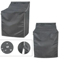 Tvättmaskinsöverdrag för toppmatad maskin, tvättmaskinsöverdrag med dragkedja i tjockare tyg