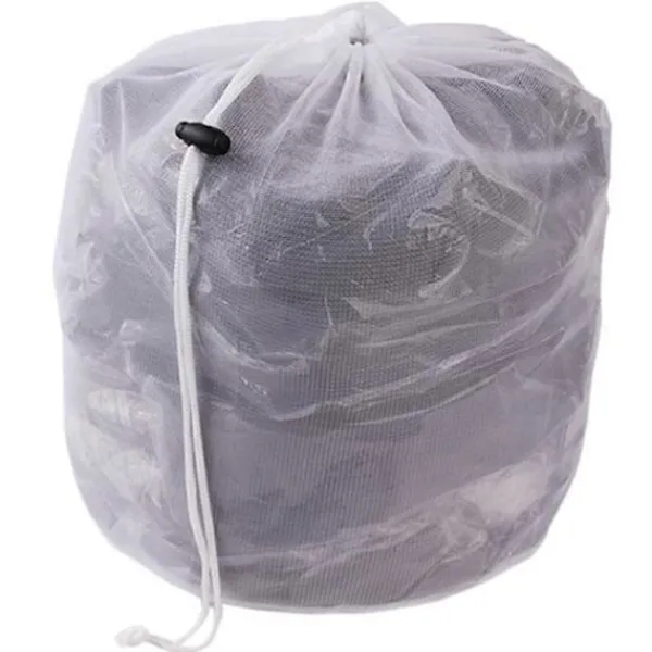 Hot Tvättnät med dragsko, tvättmaskinssäker, stark tvättpåse i tjockt nät S Style 1